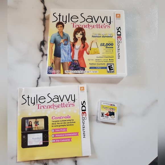 Style Savvy: Trendsetters Nintendo 3DS *TESTED* - Picture 8 of 8